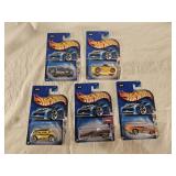 5 NIB Hot Wheels Diecast Cars