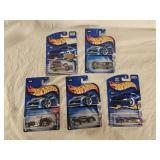 5 NIB Hot Wheels Diecast Cars
