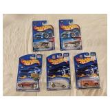 5 NIB Hot Wheels Diecast Cars