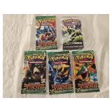 5 Unopened Packs of Pokémon Trading Cards