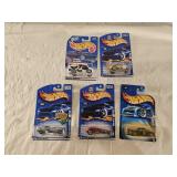 5 NIB Hot Wheels Diecast Cars