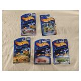 5 NIB Hot Wheels Diecast Cars