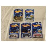 5 NIB Hot Wheels Diecast Cars