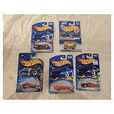 5 NIB Hot Wheels Diecast Cars