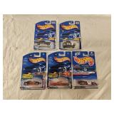 5 NIB Hot Wheels Diecast Cars
