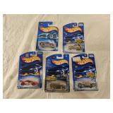 5 NIB Hot Wheels Diecast Cars