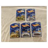 5 NIB Hot Wheels Diecast Cars