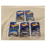 5 NIB Hot Wheels Diecast Cars