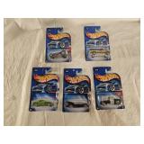 5 NIB Hot Wheels Diecast Cars