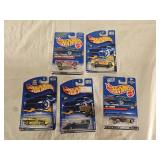 5 NIB Hot Wheels Diecast Cars