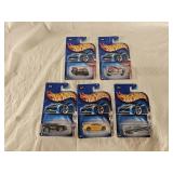 5 NIB Hot Wheels Diecast Cars