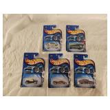 5 NIB Hot Wheels Diecast Cars