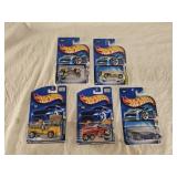 5 NIB Hot Wheels Diecast Cars