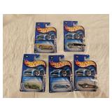 5 NIB Hot Wheels Diecast Cars
