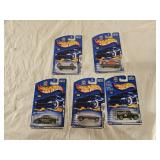 5 NIB Hot Wheels Diecast Cars
