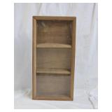 Wood and Glass Hanging Shadow Box