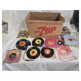Large Assortment of 45RPM Vinyl Records