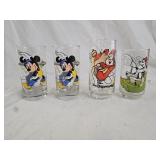 Vintage Minnie Mouse, Goofy & Alvin Glasses
