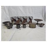 Silver Plate Cups, Compote & Bowls, Planter