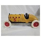Vintage Hubley? Cast Iron #5 Race Car