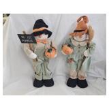 Scarecrow Guy and Lady "Be My Pumpkin"