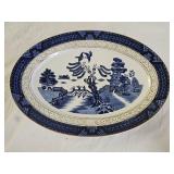 Vintage Blue Willow Japan Ironstone Platter