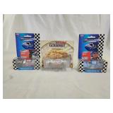 3 Nascar 1:64 Scale Diecast Cars