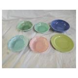 Vintage Laughlin and George Bowls & Plate