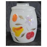Vintage Bartlett Collins HP Glass Cookie Jar