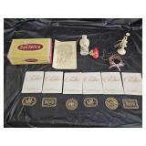 Christmas Ornaments, Vintage Cigar Box