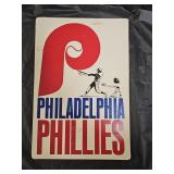 1970s Fleer Philadelphia Phillies Big Sign Placard