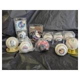 10 Assorted Advertising Baseballs