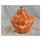 Vinatge Paper Magic Group Foam Lighted Pumpkin