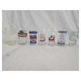 7 Vintage Advertising Glasses