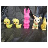 Vintage Easter Candy Container and Toys