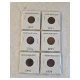 6 Indian Head Cents
