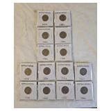 14 Buffalo Nickels