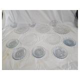 Vintage Anchor Hocking Bubble Plates, Bowls