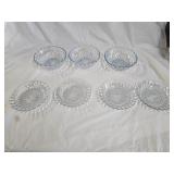 Vintage Anchor Hocking Bubble Serving & Soup Bowls