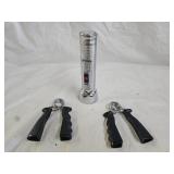 Vintage Flashlight, 2 Hand Grip Strengtheners
