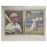 Hank Aaron and Roberto Clemente MLB Pictures