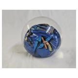 2000 Sean Messenger Art Glass Paperweight