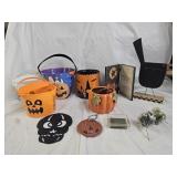 Halloween Buckets and Decorations