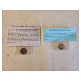 1909 VDB Lincoln Head Cent, 24KT GP Nickel
