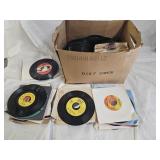 Large Assortment of Vintage 45RPM Vinyl Records