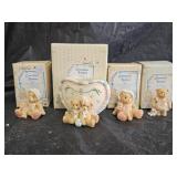 4 Cherished Teddies Figurines with Original Boxes