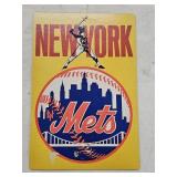 1970s Fleer New York Mets Big Sign Placard