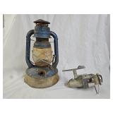 Vintage Lantern, South Bend Reel