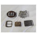 Snap-On, CAT, Levi, Bulldog & Brass Belt Buckles