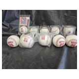 10 Assorted Advertising Baseballs